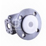 شير توپي (Ball valve) پوشش دهی شده و لاين  شده با تفلون PTFE