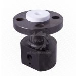 شير توپي (Ball valve) لاين شده با تفلون PTFE