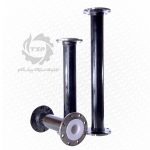 اسپول (Spool) دو سر فلنج پوشش دهی شده و لاين شده با تفلون PTFE در قطر و طول هاي مختلف