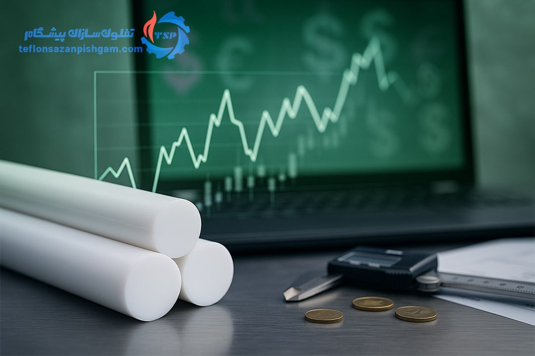 تأثیر نوسانات بازار بر قیمت میلگرد PTFE - تفلون‌سازان