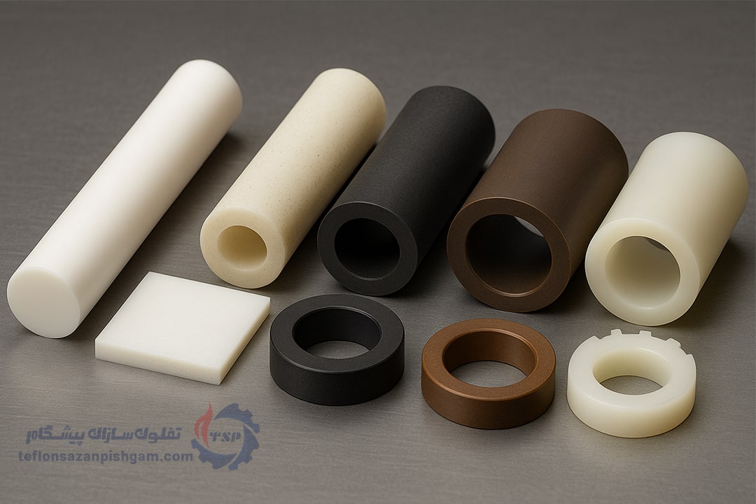 انواع مختلف تفلون صنعتی - تفلون‌سازان پیشگام