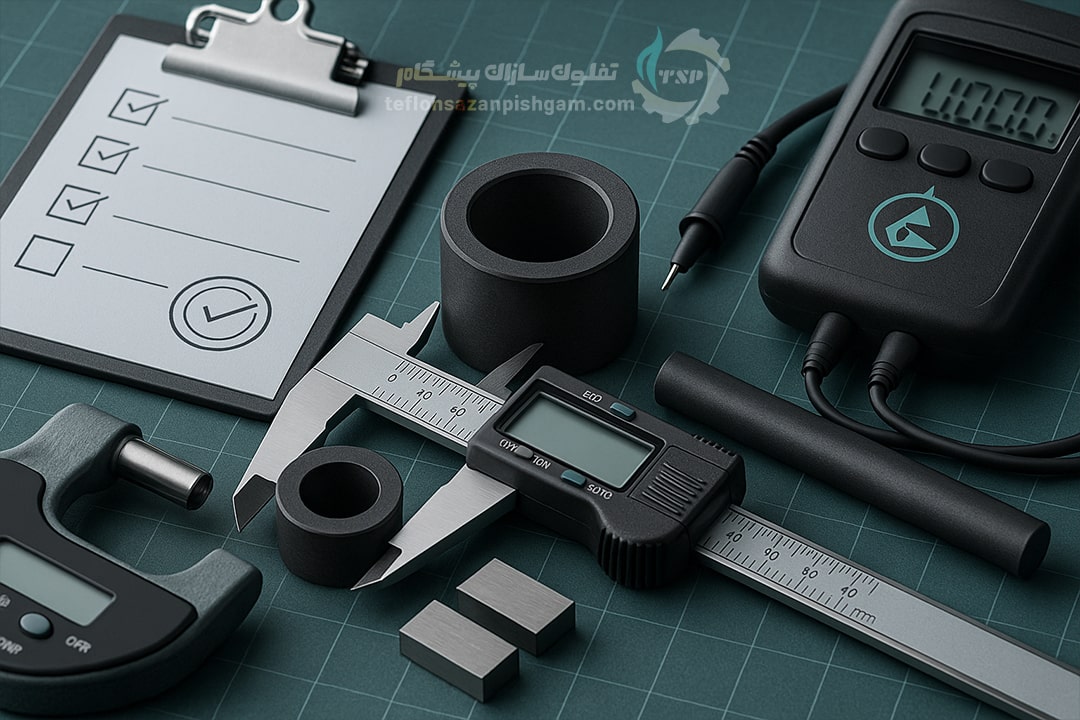 کنترل کیفیت و چک‌لیست خرید خرید میلگرد PTFE کربن