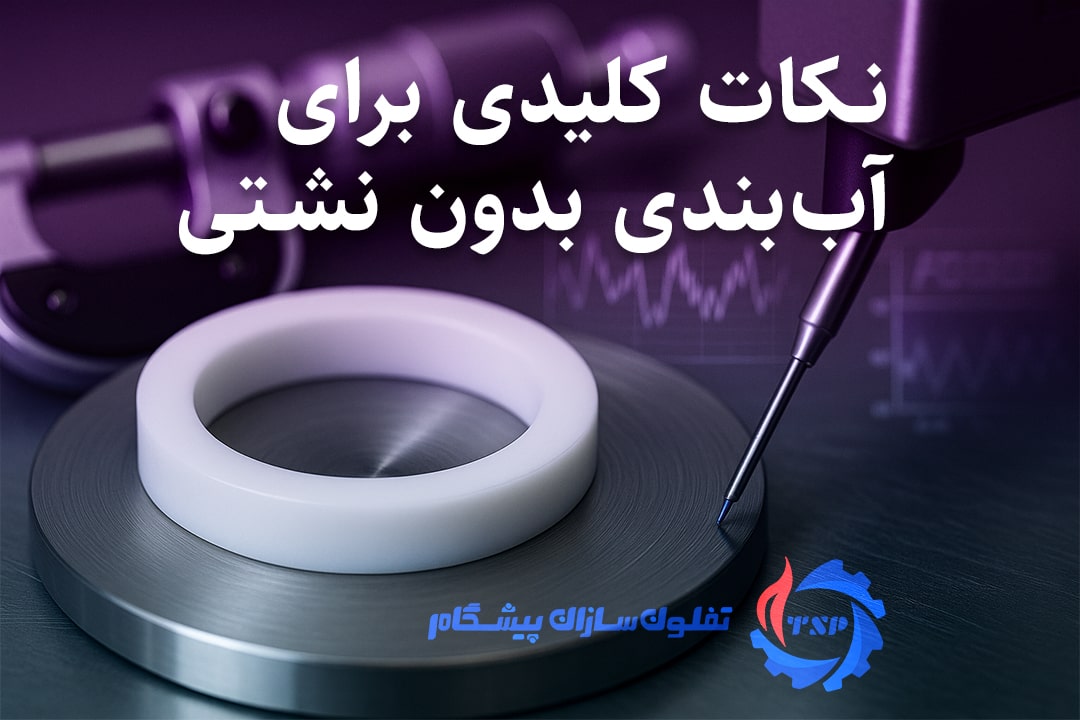 تلورانس و صافی سطح در ماشینکاری PTFE - تفلون‌سازان پیشگام