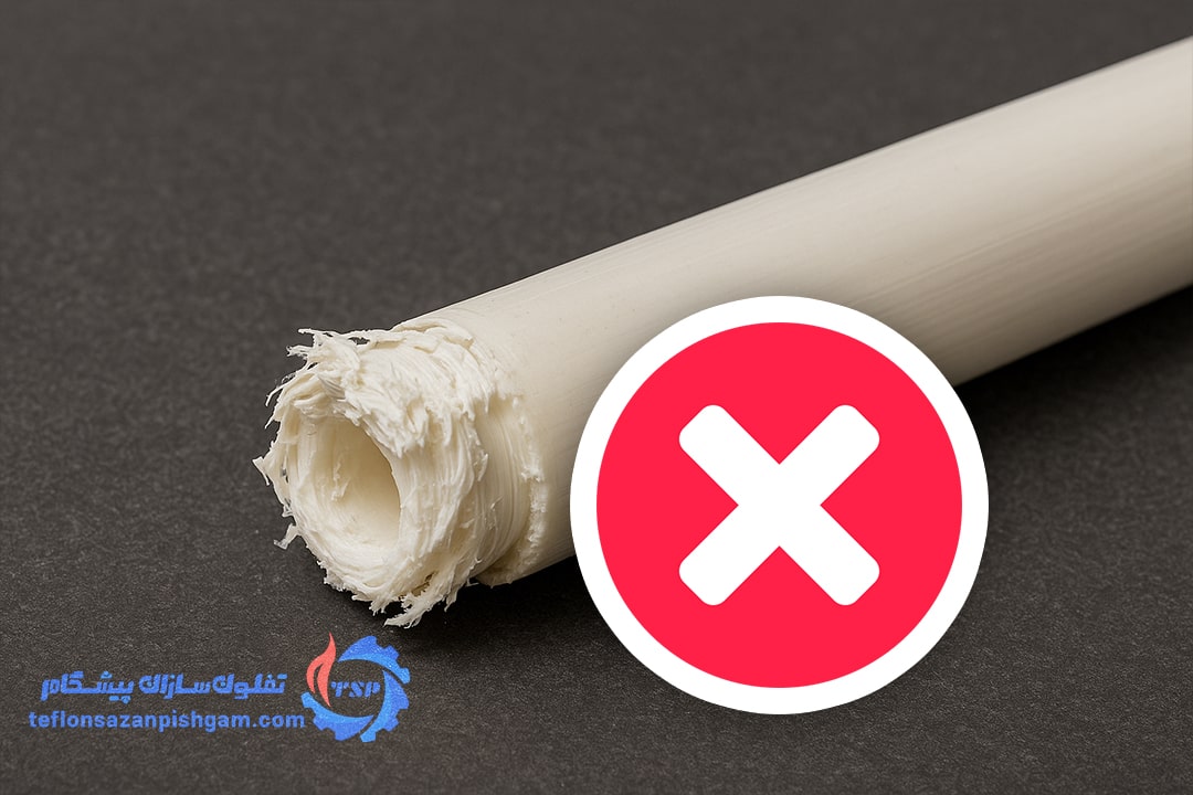 نکات مهم ماشین‌کاری میلگرد PTFE - تفلون‌سازان پیشگام