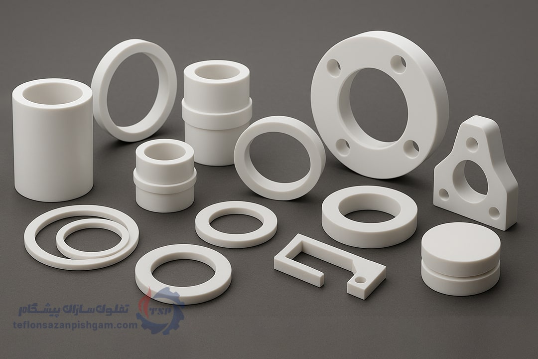 چه قطعاتی را ماشینکاری می‌کنیم - تفلون‌سازان پیشگام