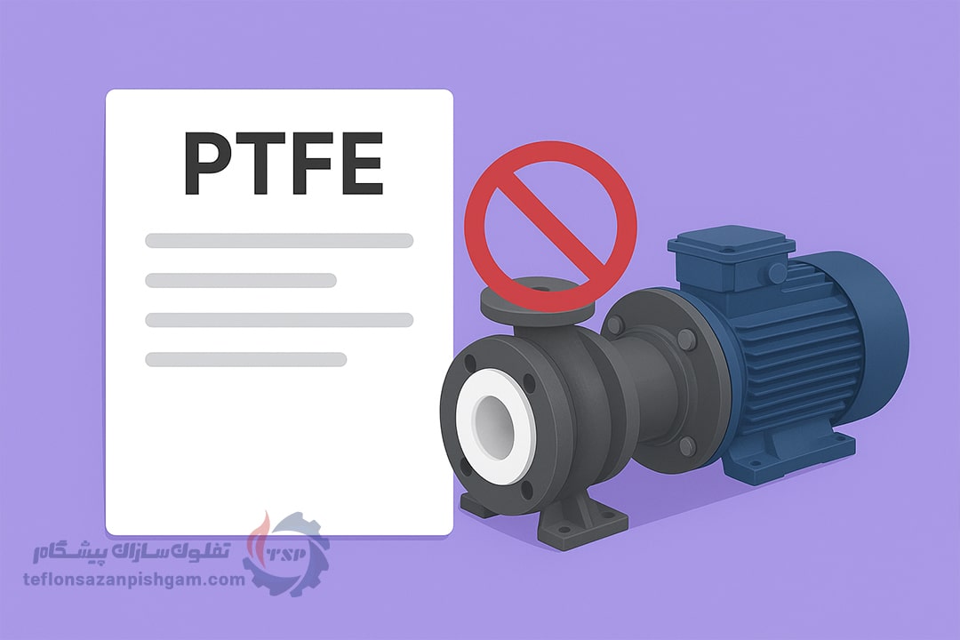 محدودیت‌های PTFE برای استفاده در لاینینگ و پوشش دهی مخازن اسیدی و شیمیایی