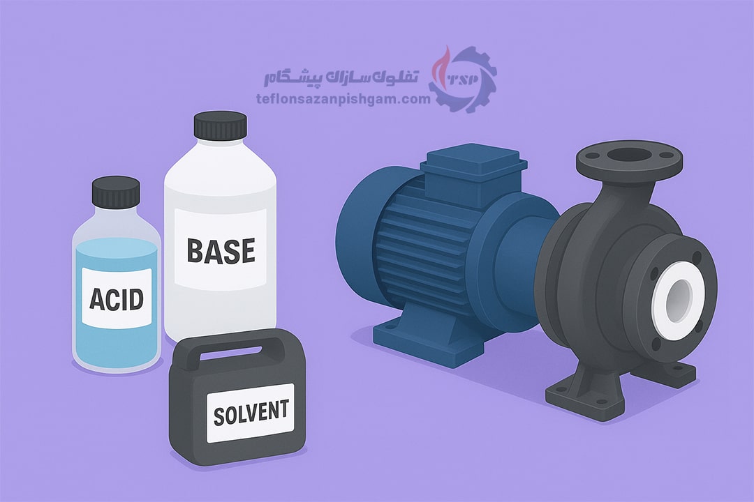 سازگاری تفلون ptfe برای لاینینگ و پوشش دهی با طیف وسیعی از سیالات