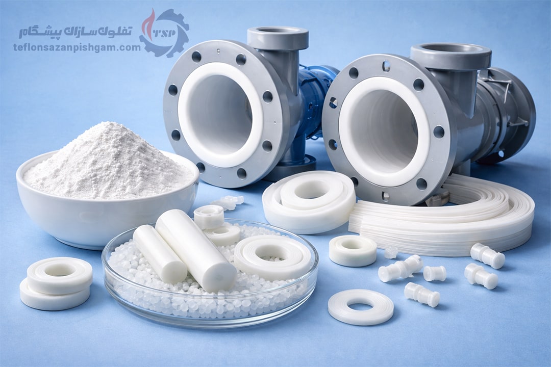 استفاده از PTFE در پوشش و لاینینگ پمپ‌های شیمیایی
