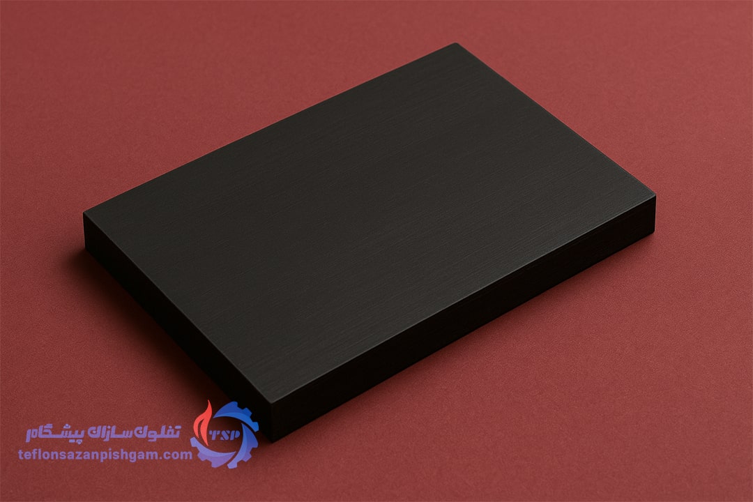 ورق تفلون پرشده با کربن (PTFE + Carbon) - تفلون‌سازان پیشگام