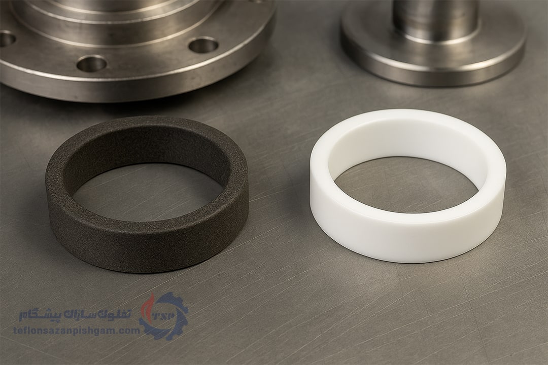 مقایسه ptfe خالص virgin با انواع دیگر