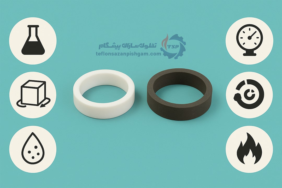 راهنمای انتخاب سریع ptfe virgin خالص