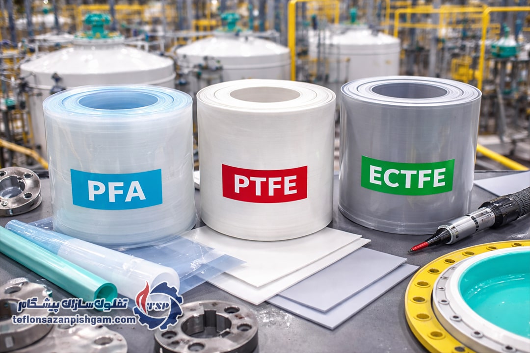 مواد مناسب برای لاینینگ مخازن کوچک اسیدی - تفلون‌سازان پیشگام