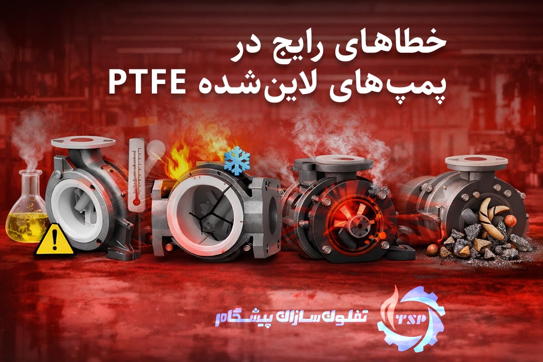 مهم‌ترین خطاهای رایج در سفارش و بهره‌برداری پمپ‌های لاین‌شده PTFE