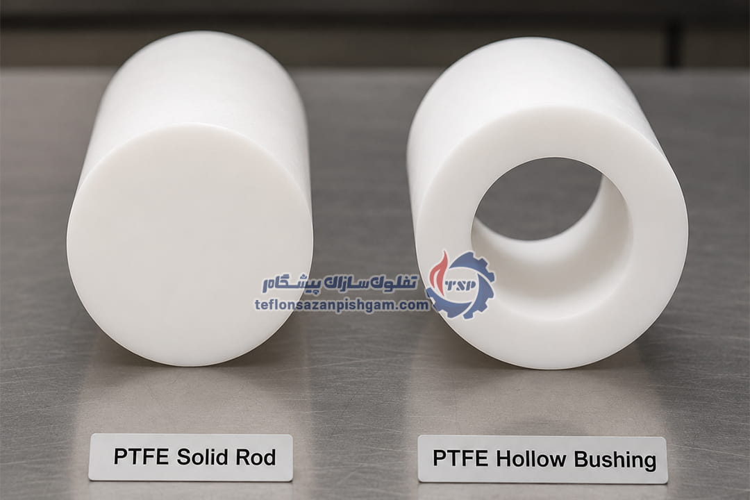 تفاوت میلگرد PTFE و بوشن PTFE در چیست؟