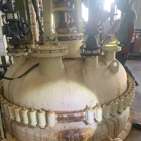 بازسازی راکتور گلس لاین در محیط کارخانه