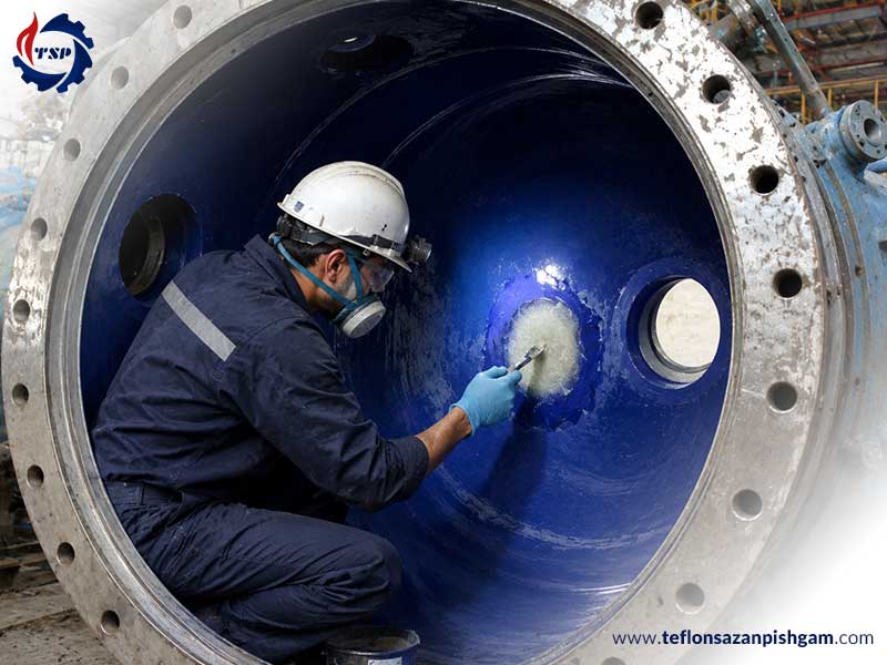 بازسازی رآکتورهای کارخانه‌ های شیمیایی با گلس لایین